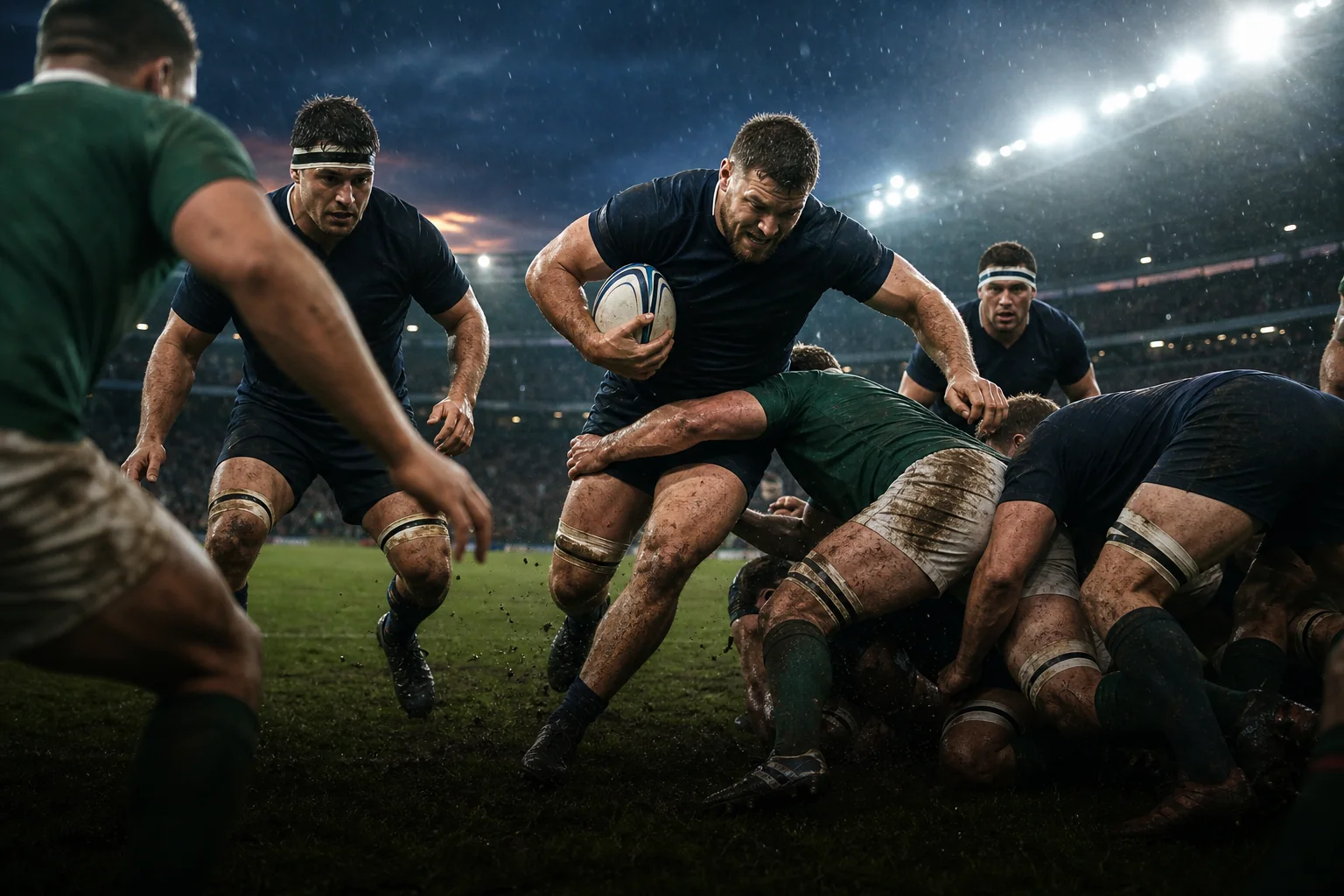 Rugby Union action